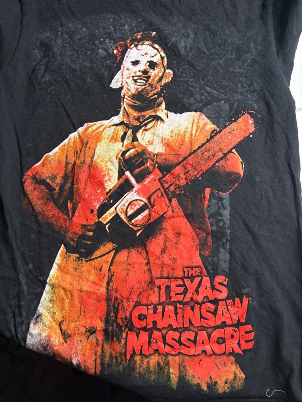 The Texas Chainsaw Massacre Graphic Short Sleeve Tee - Black/Orange